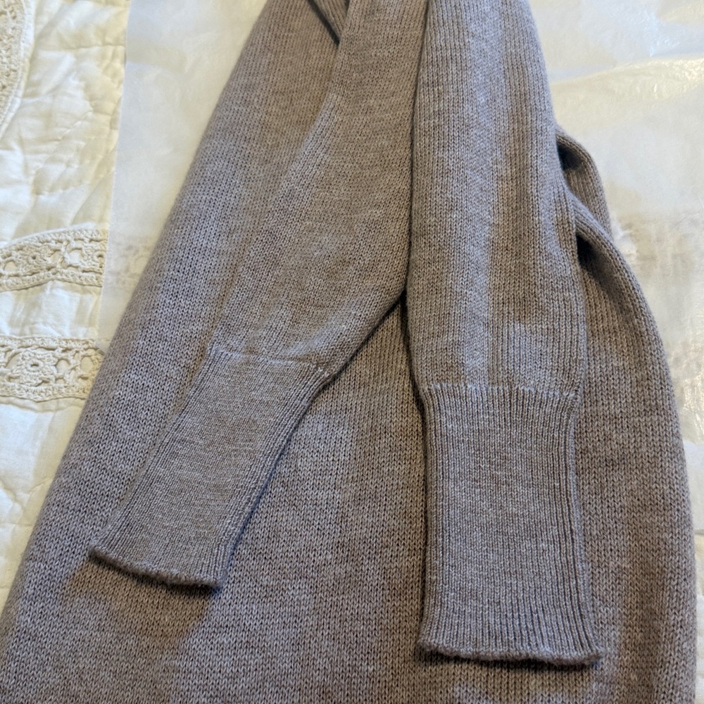 NWT Old Navy Women's Ling Open Front Duster/ Cardigan Soft Beige S petite - Picture 8 of 8